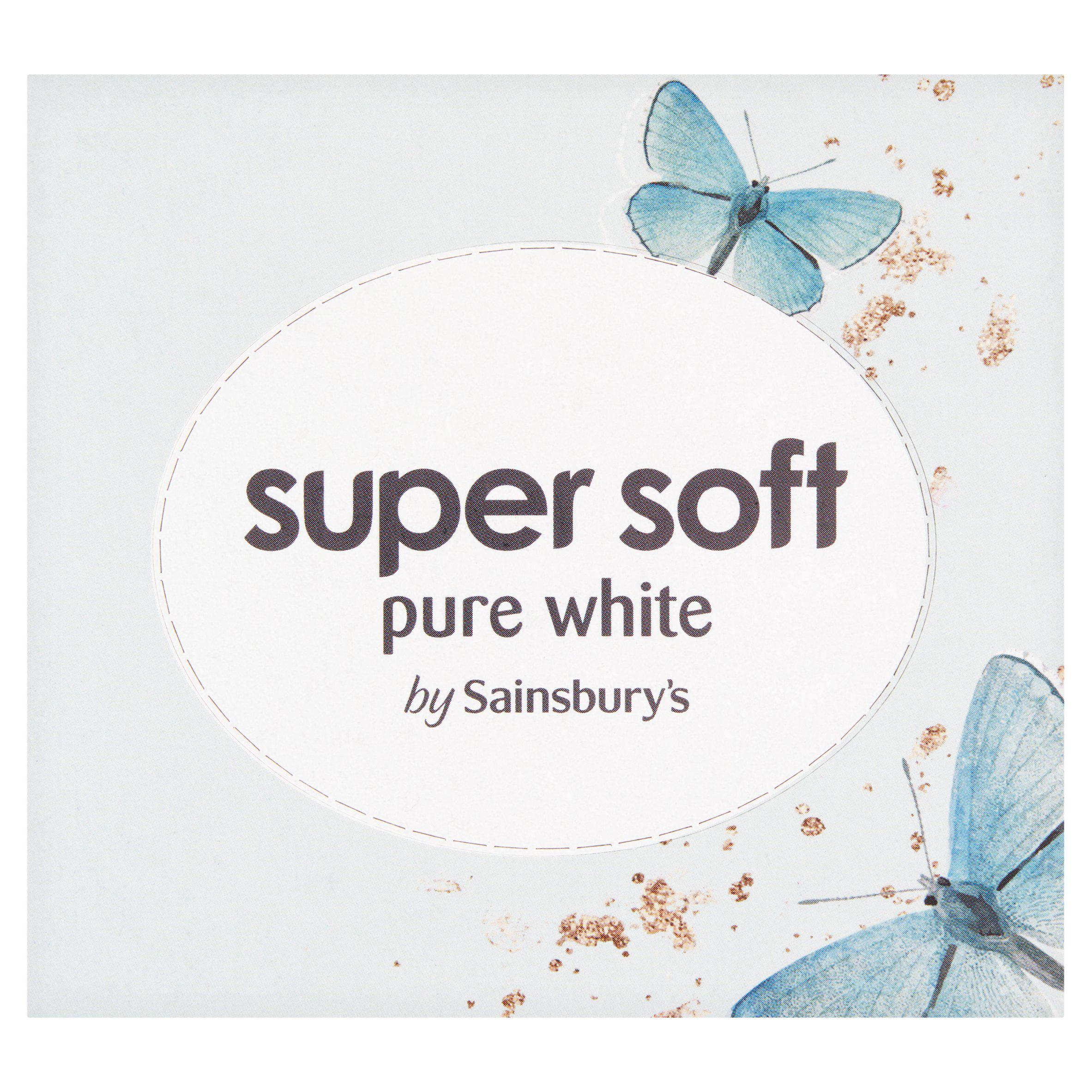 Sainsbury's Super Soft Pure White Tissues Cube 1x60 Sheets GOODS Sainsburys   