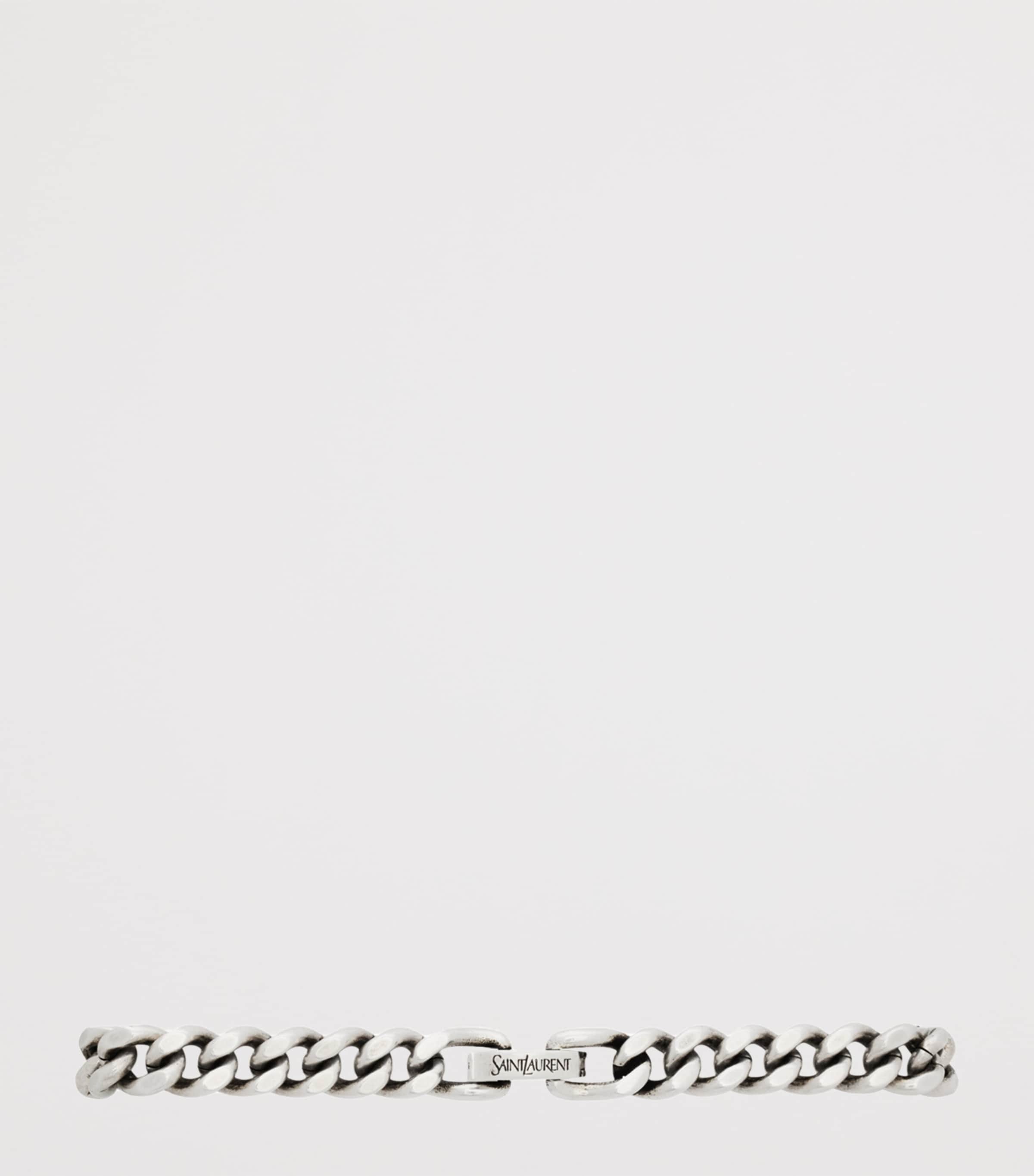 Saint Laurent Gourmette Maillon chain bracelet - British product