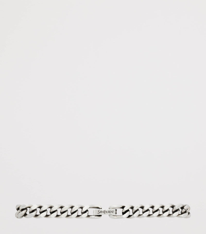 Saint Laurent Gourmette Maillon chain bracelet - British product