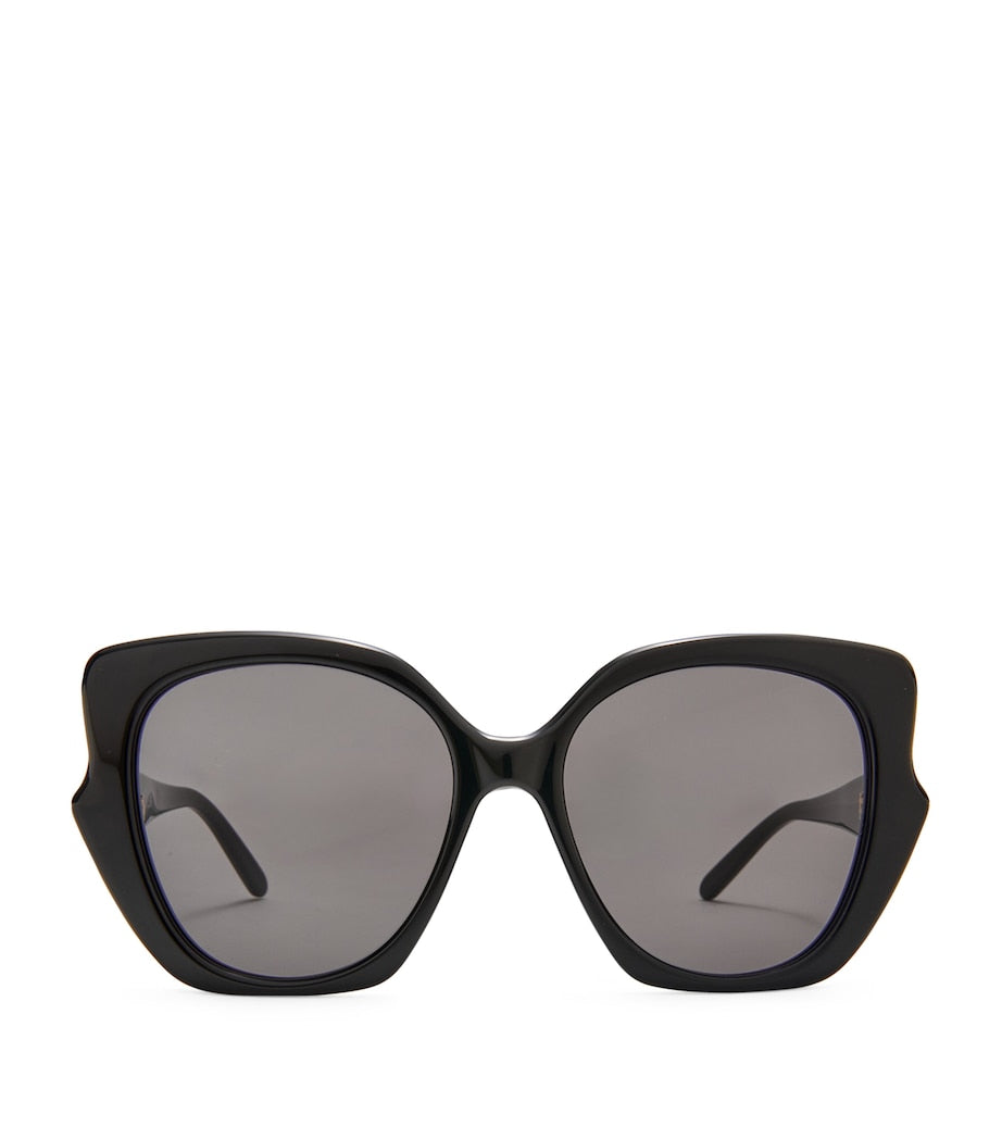 LOEWE Thin Fantasy oversized cat-eye sunglasses, imported from the UK