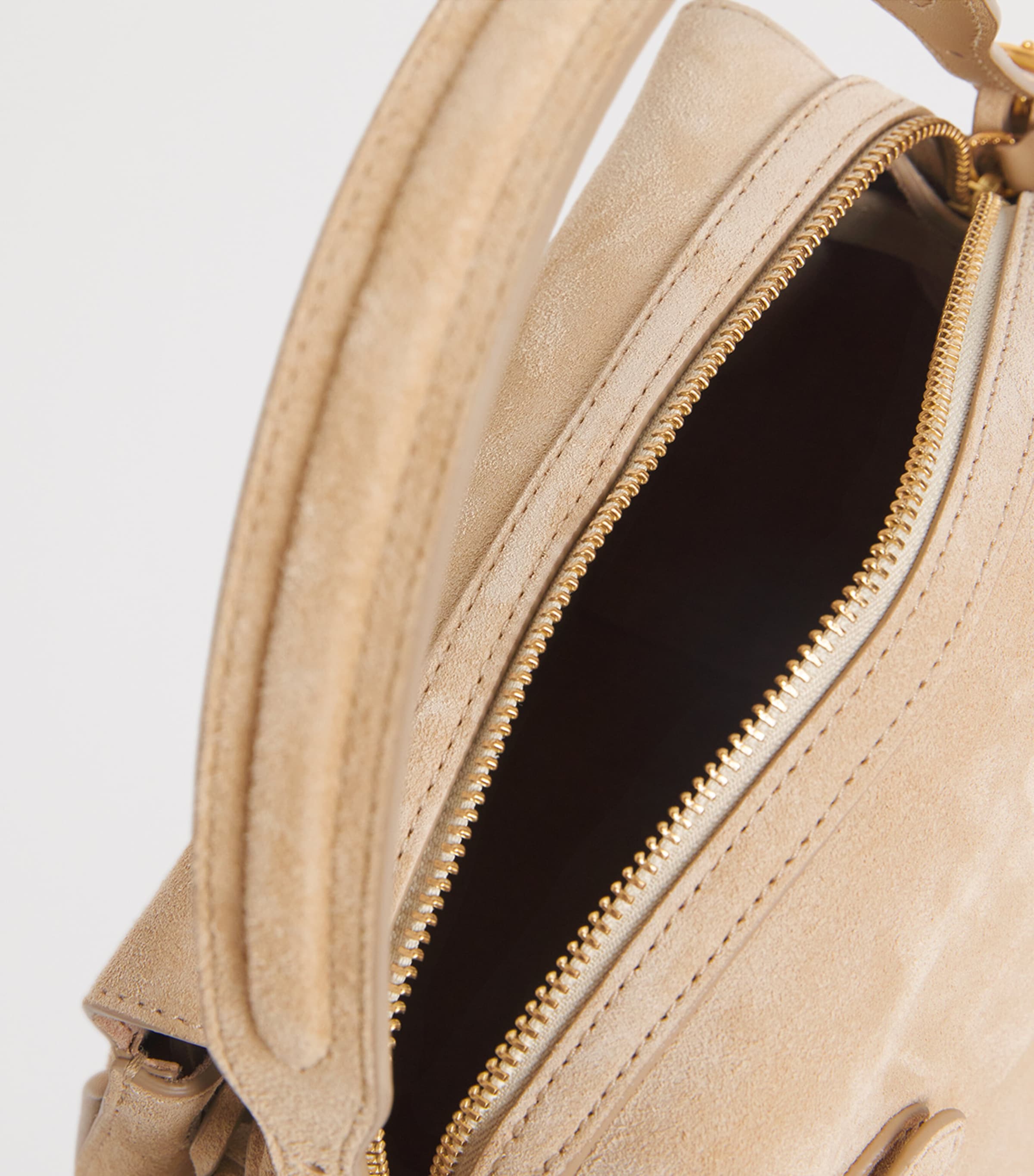 Polo Ralph Lauren small suede Polo ID satchel bag (British brand)