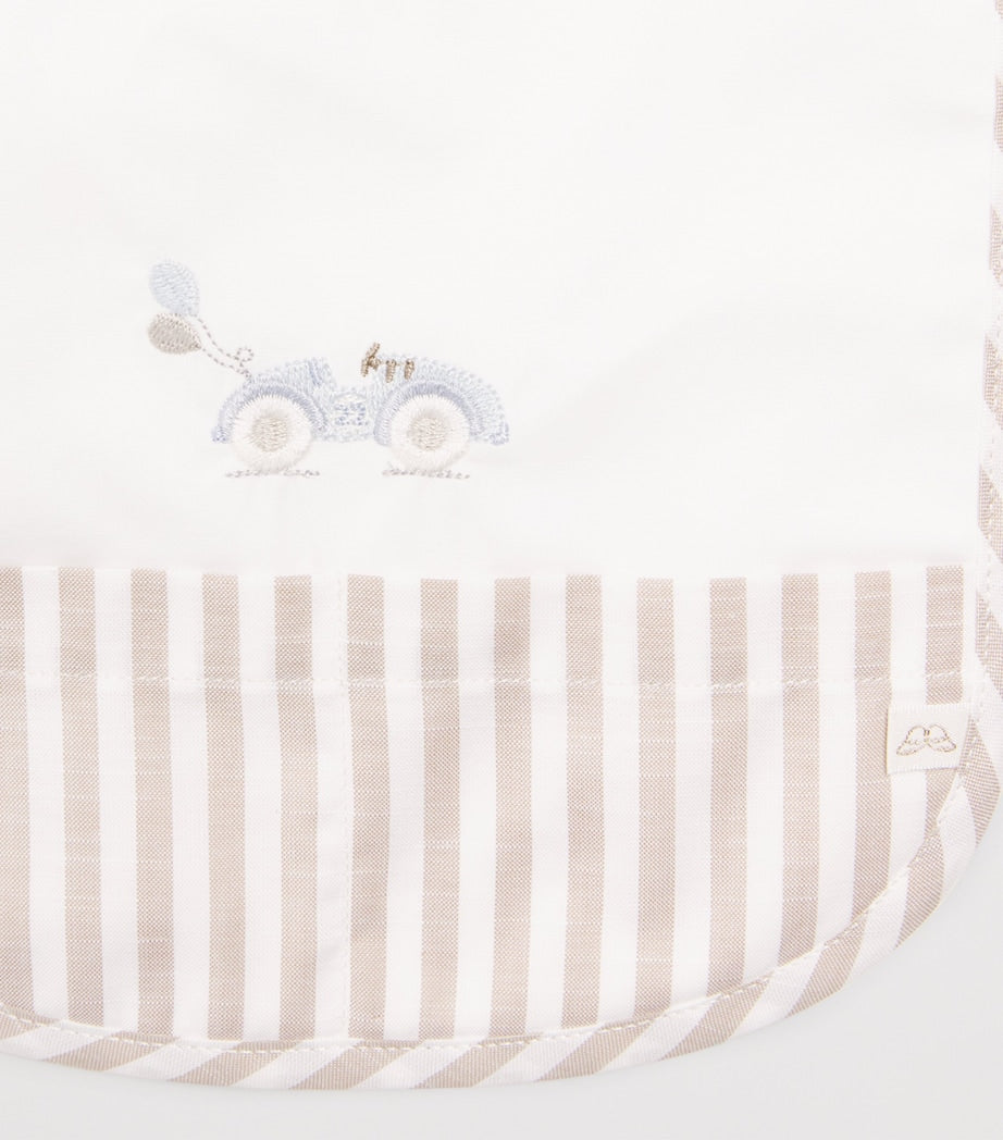 Marie-Chantal baby bibs race car design set of 2 - British product