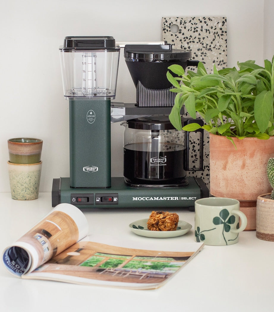 Moccamaster KBG Select filter coffee machine, imported from the UK