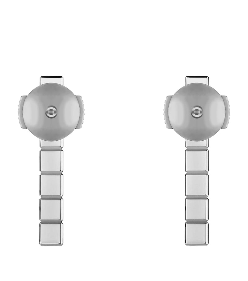 Chopard white gold diamond Ice Cube earrings, imported from the UK