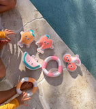 Sunnylife Poppy the Peach Dive Buddies rubber toys - British product