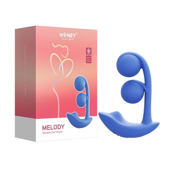 Honey Play Box Melody Twin Balls vibrator - British product