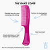 Denman Rake Comb Pink hair tool - British product