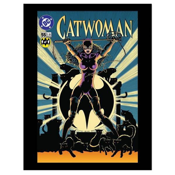 DC Comics Catwoman print comic book artwork - British product