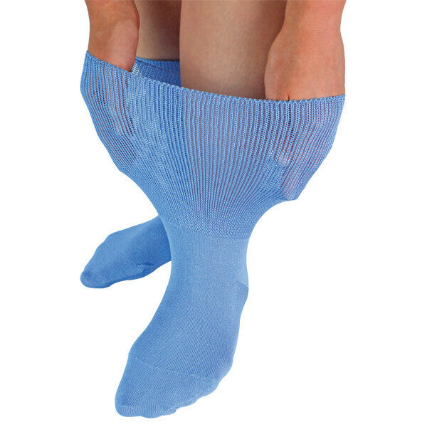 Dr.Socks Extra Wide Bamboo Oedema Socks 4-7 UK GOODS Superdrug Blue  