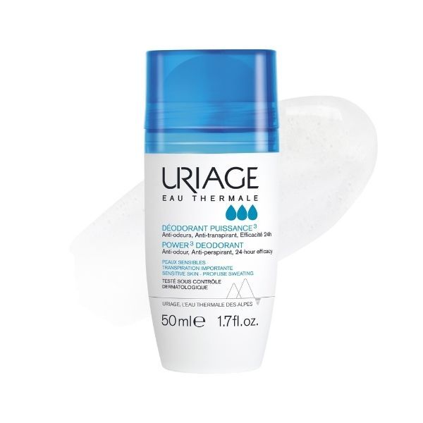 Uriage power3 deodorant roll-on 50ml (British brand)