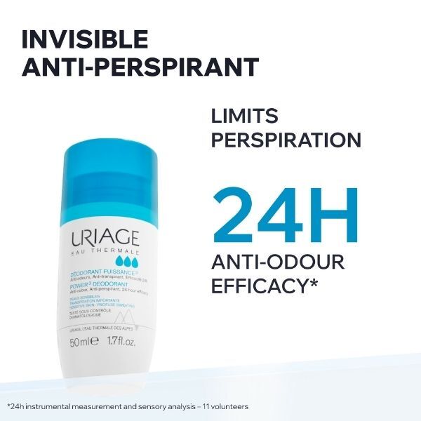 Uriage power3 deodorant roll-on 50ml (British brand)