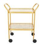 Kaymet marble two-tiered trolley - British product