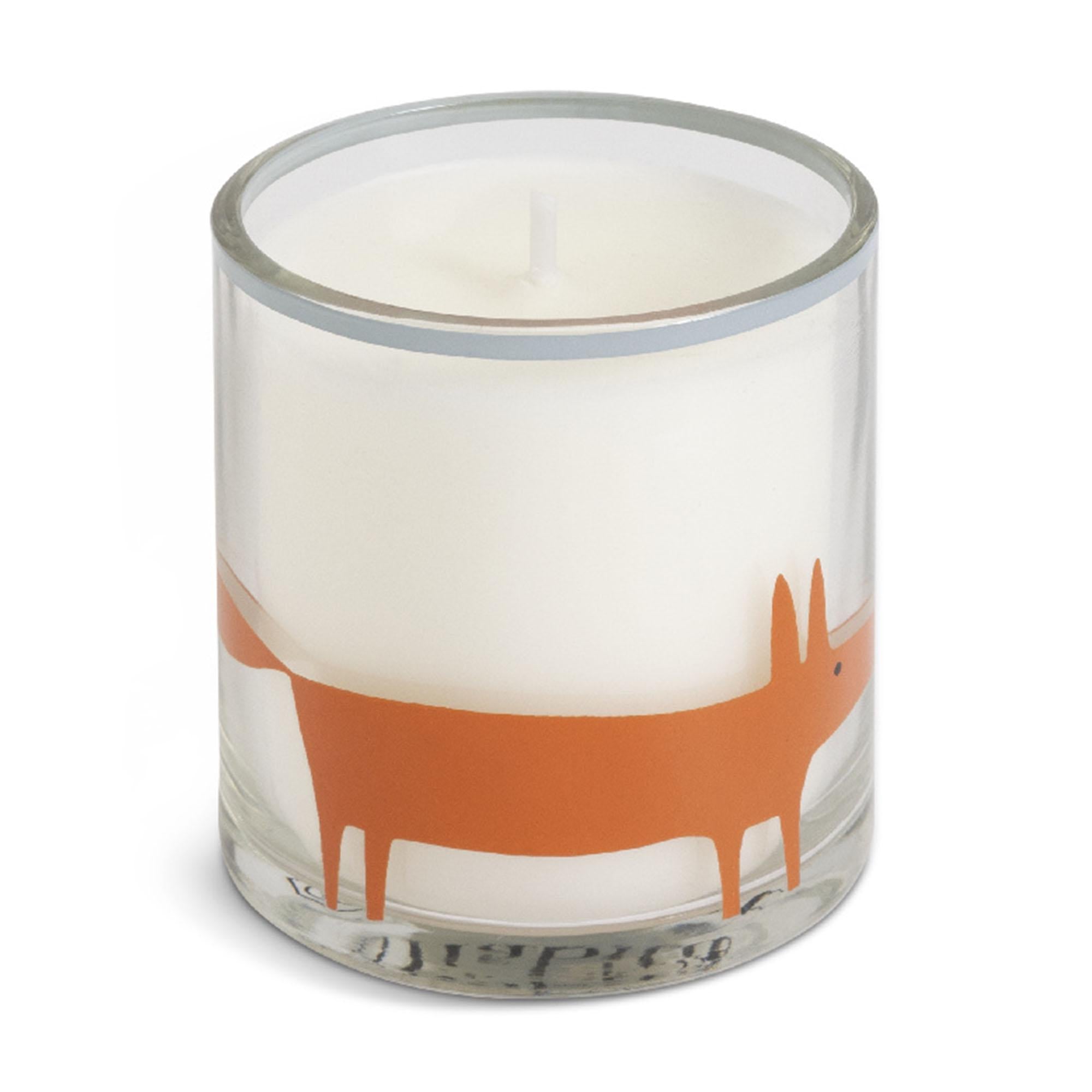 Habitat x Scion Family Mr Fox Candle Glass Blue GOODS Sainsburys   