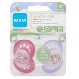 Mam Pure Night 6+M Soother 2Pk GOODS Superdrug   