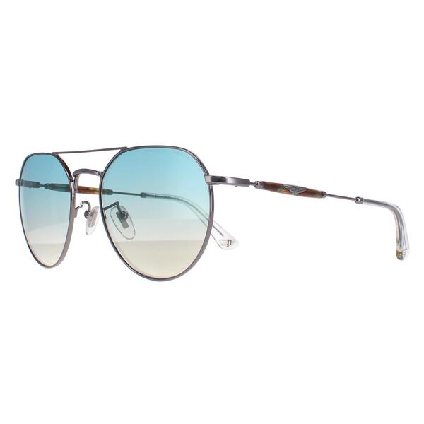 Police aviator sunglasses silver metal frame (British brand)