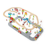 Bigjigs Rail City Road and Railway Set GOODS Superdrug   