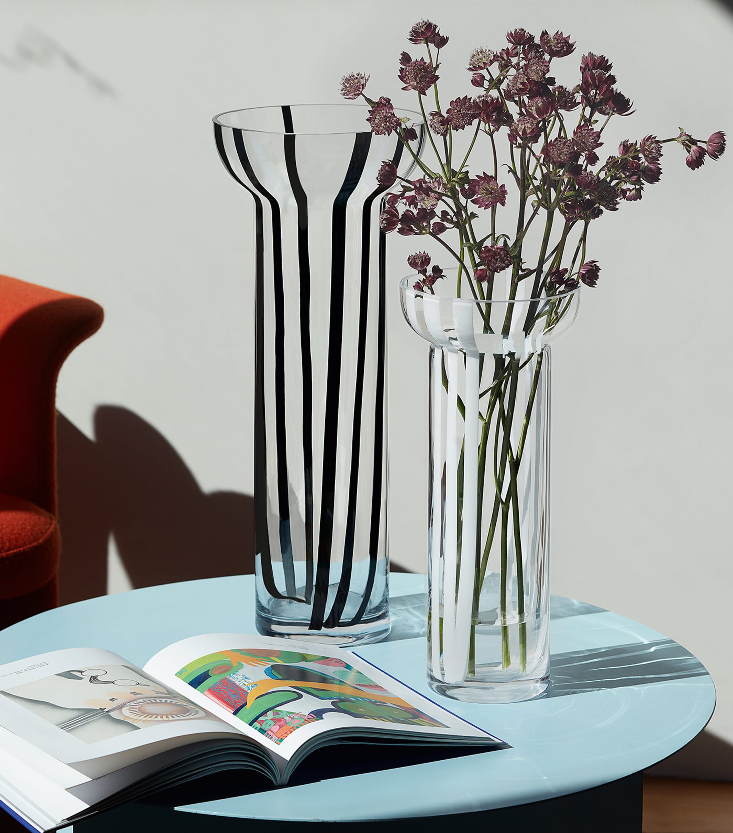 LSA International Stripe vase 31.5cm, UK version