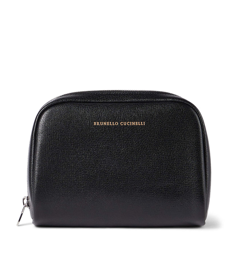 Leather Logo Beauty Case