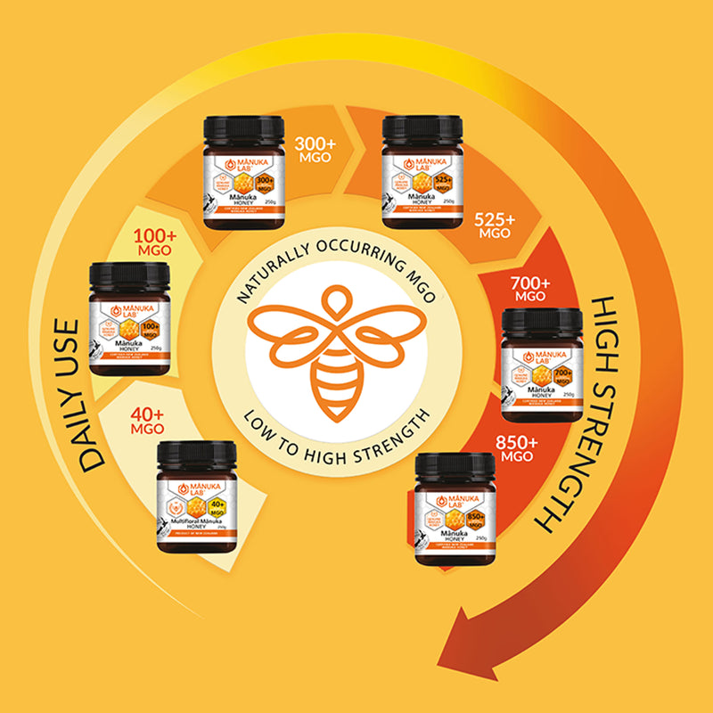 Manuka Lab Manuka Honey MGO 525 250g, imported from New Zealand