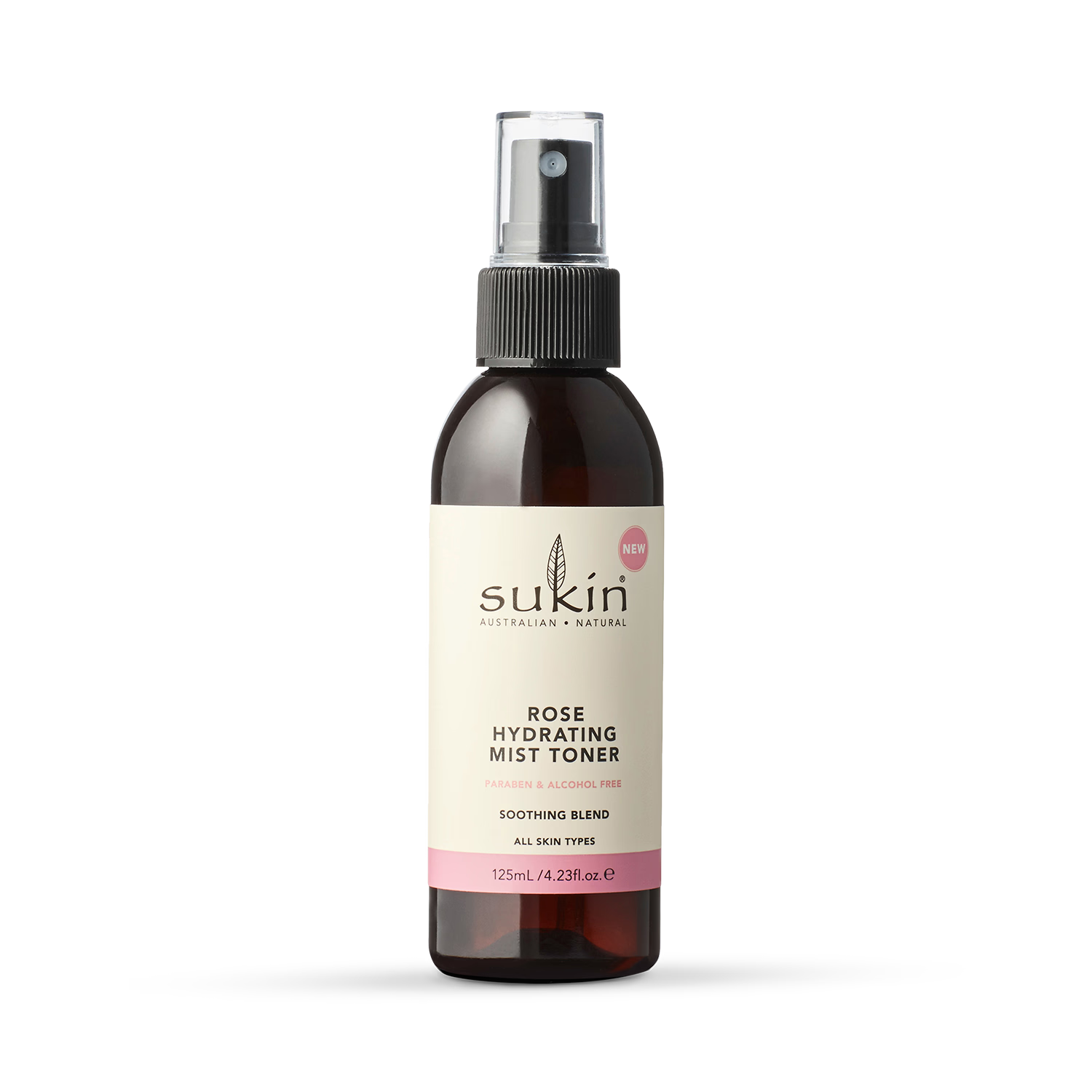 Sukin Rose Hydrating Mist Spray 125ml (British brand)