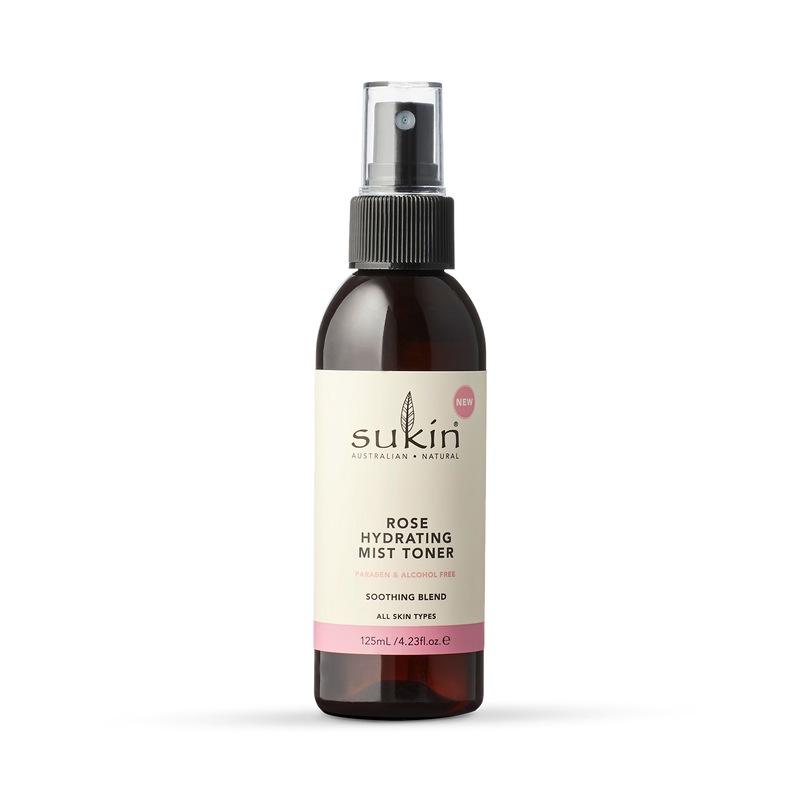 Sukin Rose Hydrating Mist Spray 125ml (British brand)
