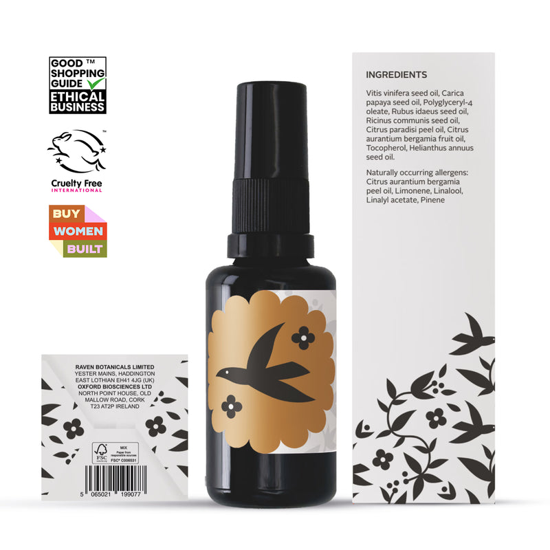 Raven Botanicals 24 Carat Cleanser 30ml, UK version
