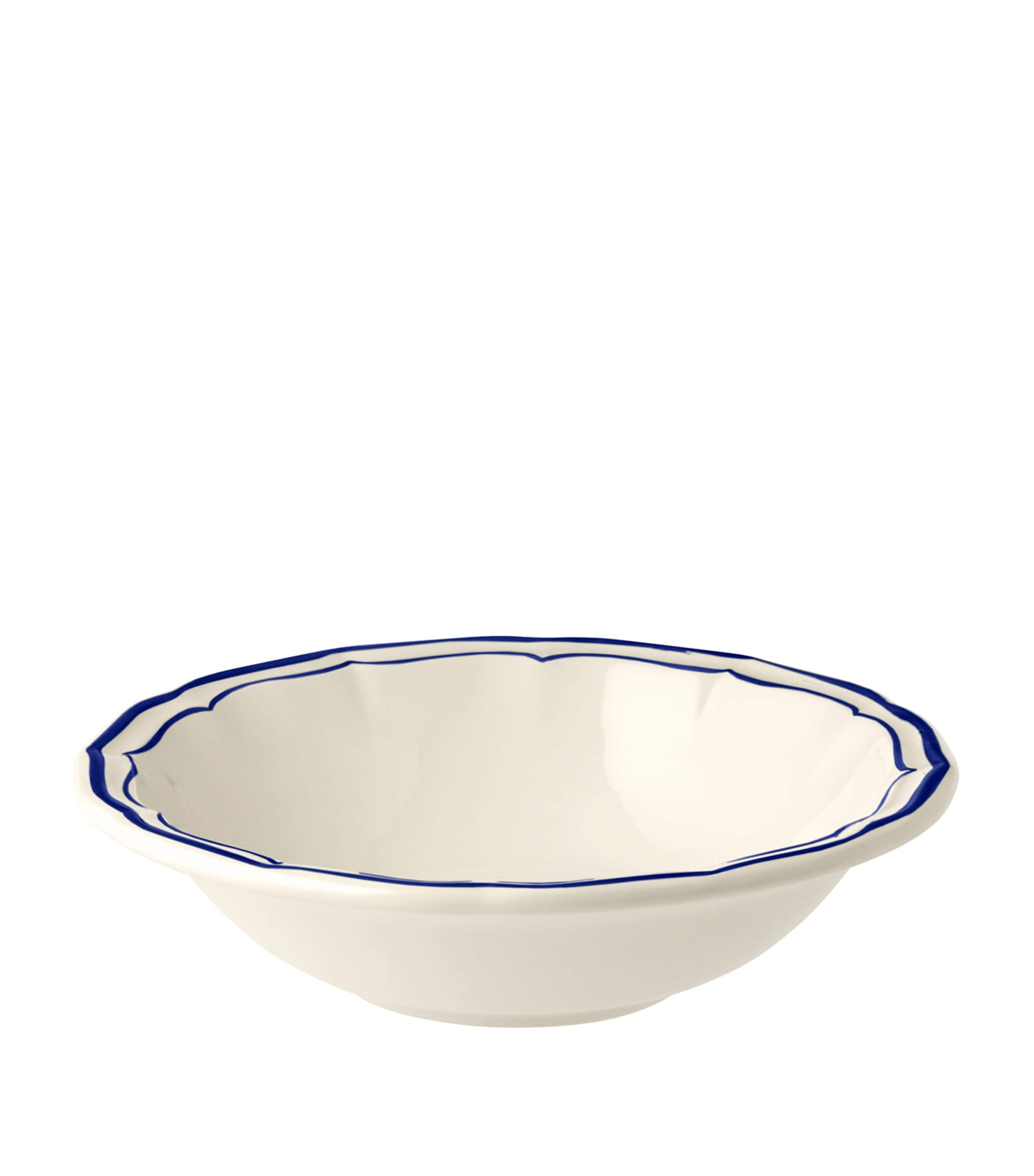 Gien cobalt blue cereal bowl set of 4, UK version