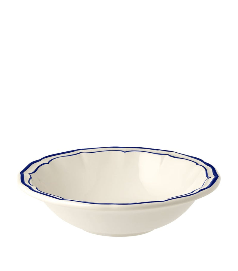 Gien cobalt blue cereal bowl set of 4, UK version