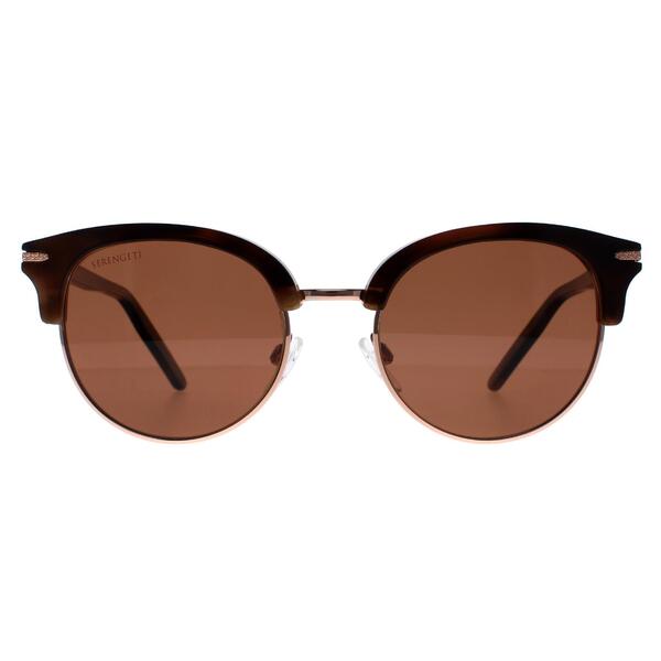 Serengeti Lela brown women sunglasses semi rimless (British brand)