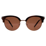 Serengeti Lela brown women sunglasses semi rimless (British brand)