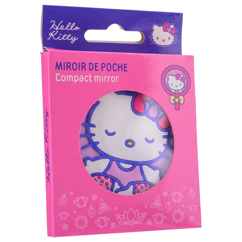 Hello Kitty compact mirror with character design, UK version