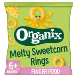 Organix Finger Foods Organic Sweetcorn Rings 7+ Months Baby Food ASDA   