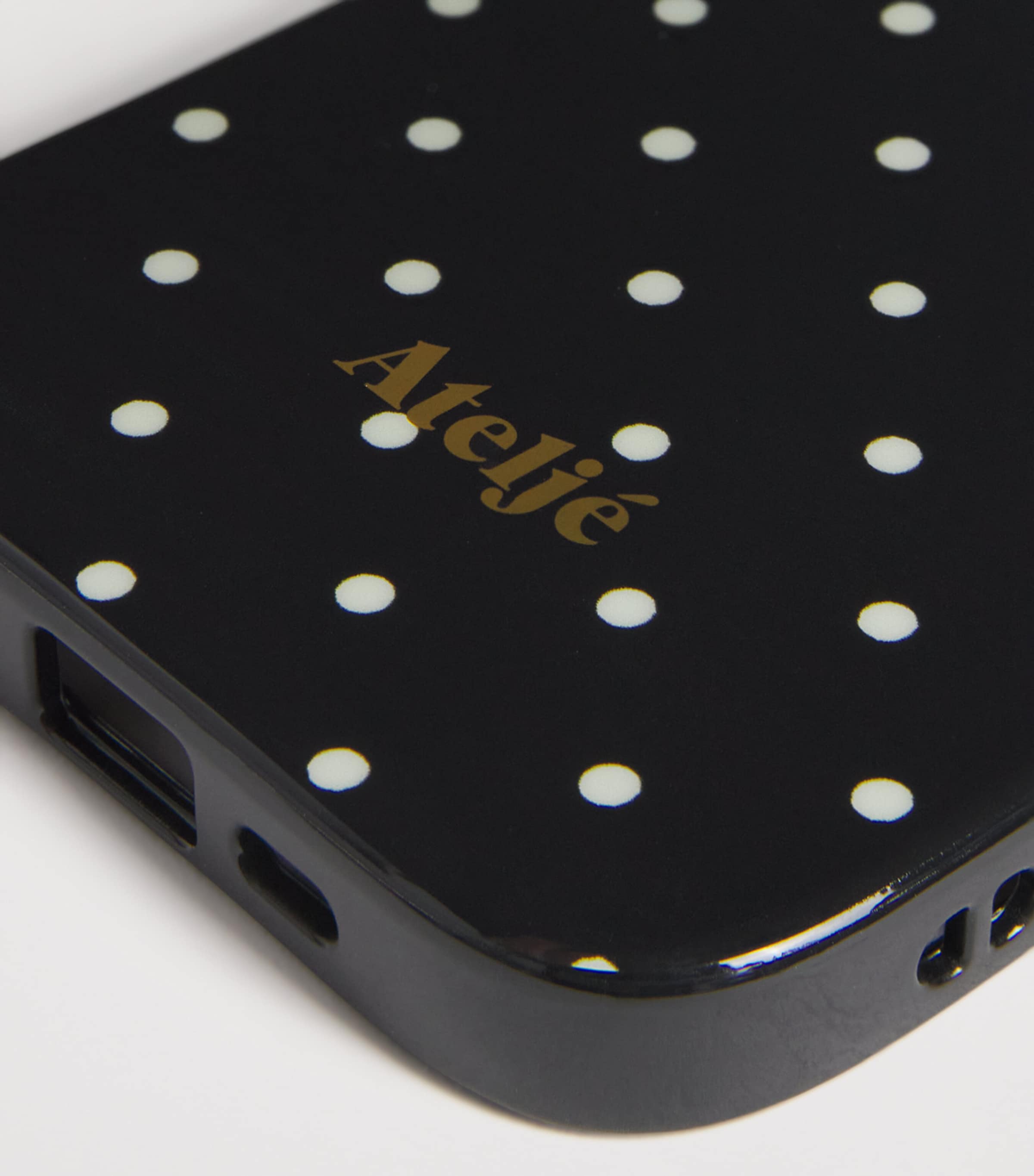 ATELJE recycled polka-dot iPhone 15 case - British product