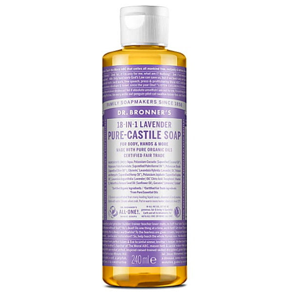 Dr Bronner Lavender Castile Liquid Soap - 237ml GOODS Superdrug   