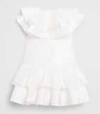 Mama Luma Jacquard Ruffle Dress for girls 3-12 years, imported from the UK