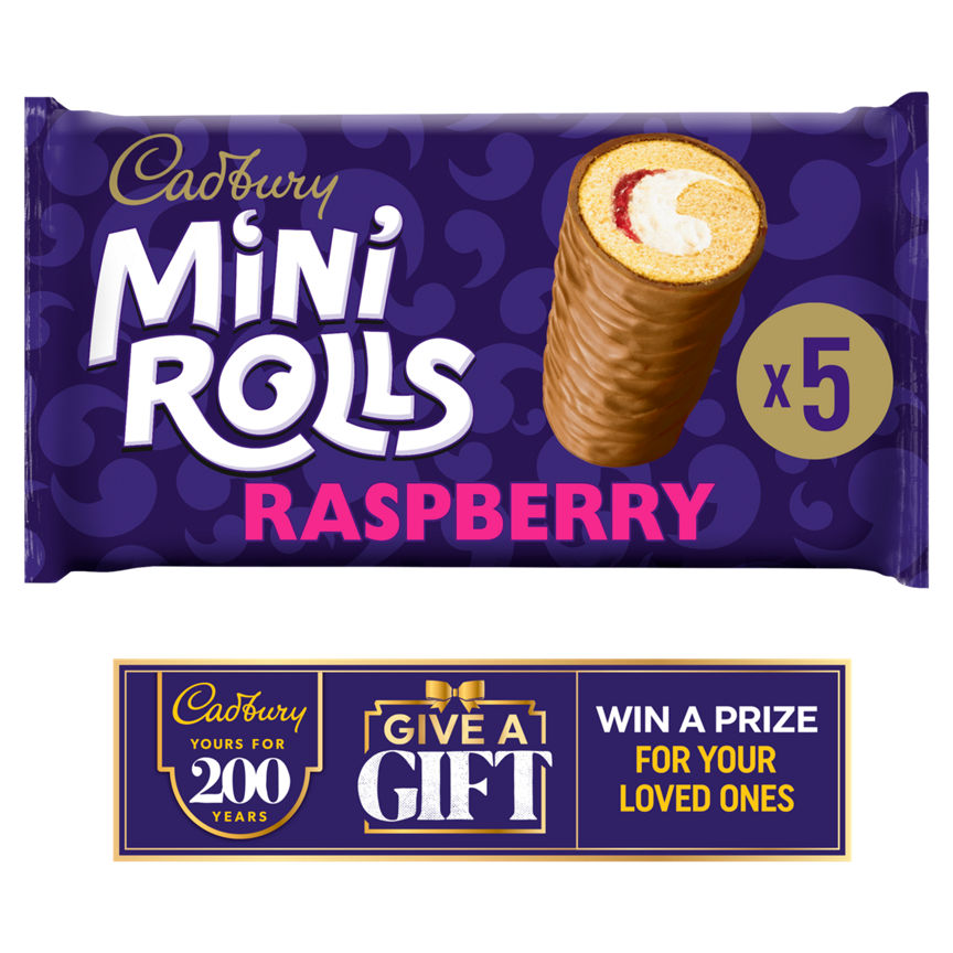 Cadbury Raspberry Mini Rolls Cakes GOODS ASDA   