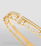 MARLI New York small gold diamond bangle - British product