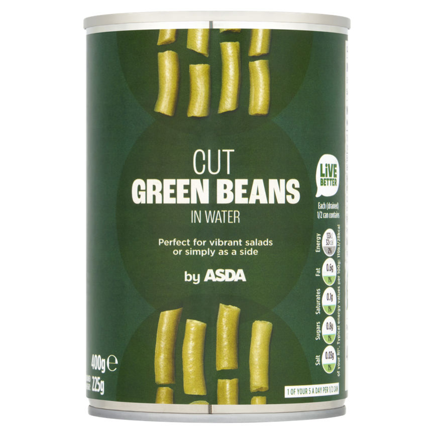 ASDA Cut Green Beans in Water GOODS ASDA   