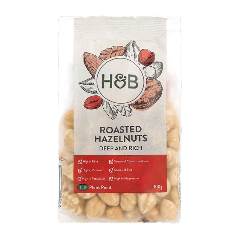 Holland & Barrett Roasted Hazelnuts 100g, UK version