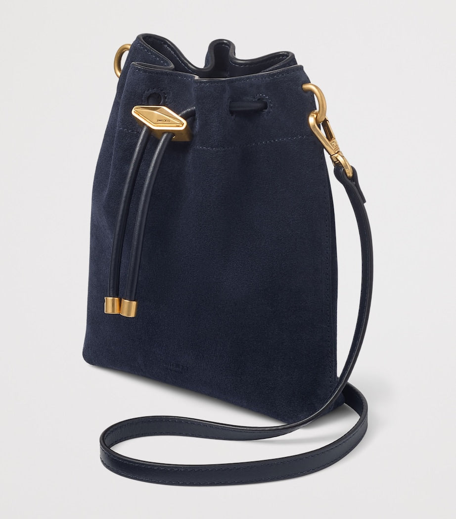 Jimmy Choo Suede Cinch Mini bucket bag, UK version