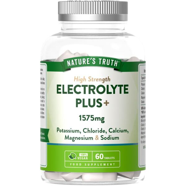 Nature's Truth Electrolyte Plus 60 tablets, imported from the UK