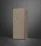 Retro Stainless Steel Fridge with Humidity Control and Temperature Zone