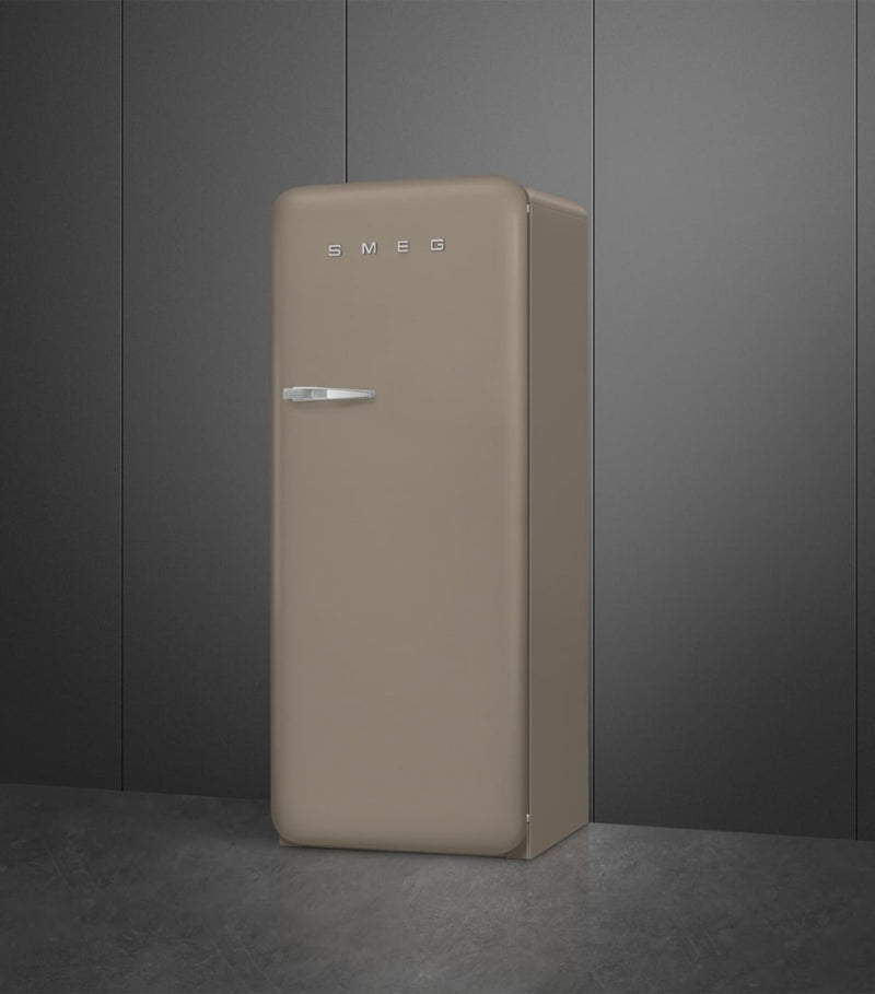 Retro Stainless Steel Fridge with Humidity Control and Temperature Zone