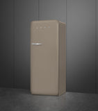 Retro Stainless Steel Fridge with Humidity Control and Temperature Zone
