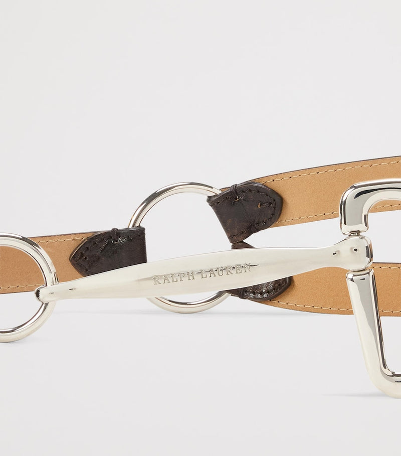 Ralph Lauren Collection Leder Reitgürtel, importiert aus dem Vereinigten Königreich