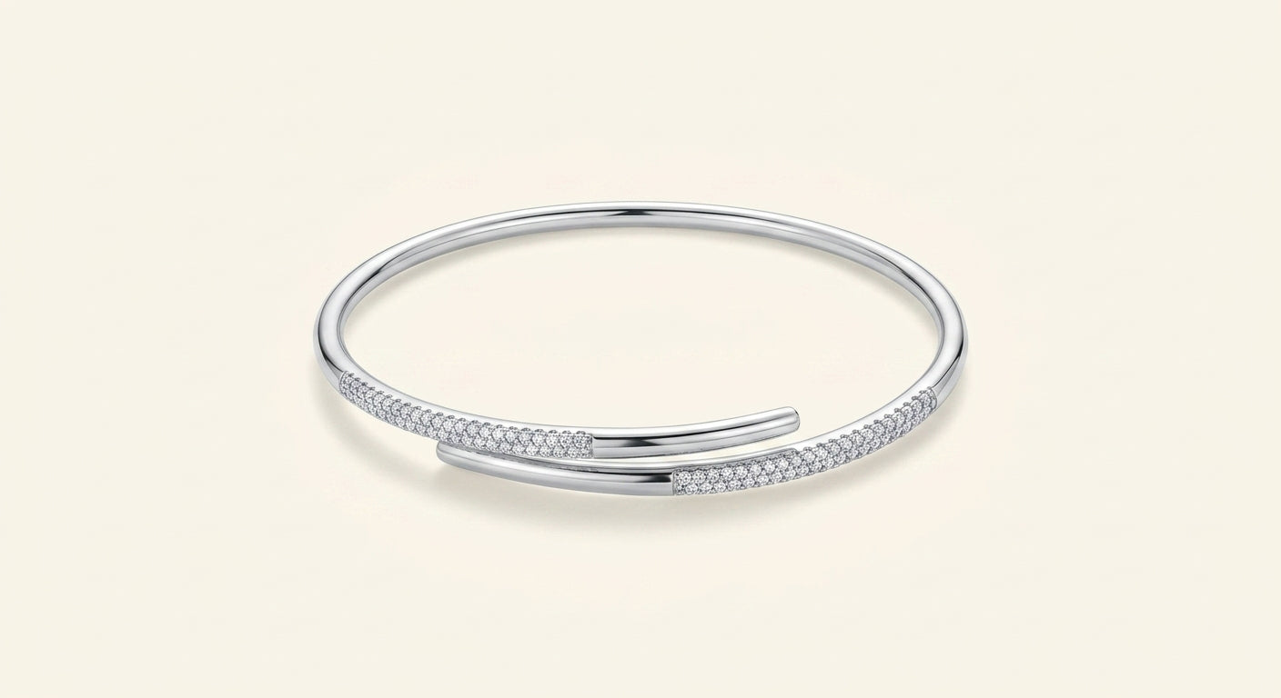 Cartier Juste un Clou white gold diamond bracelet (British brand)
