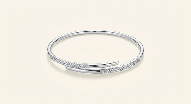 Cartier Juste un Clou white gold diamond bracelet (British brand)