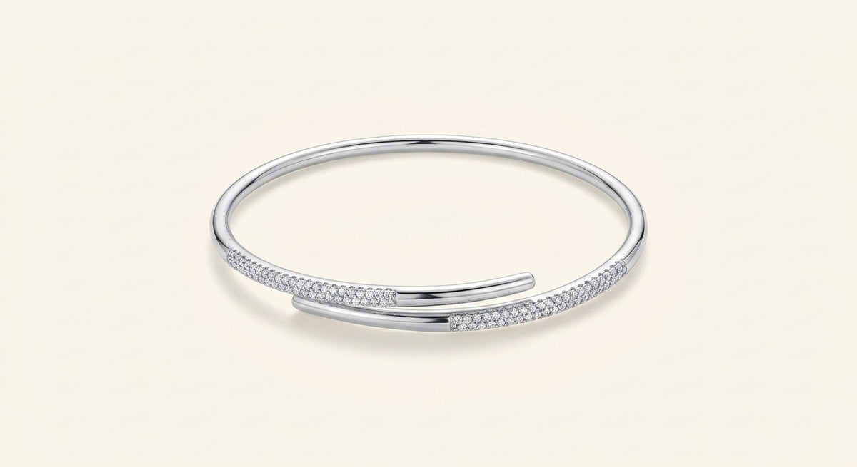 Cartier Juste un Clou white gold diamond bracelet (British brand)