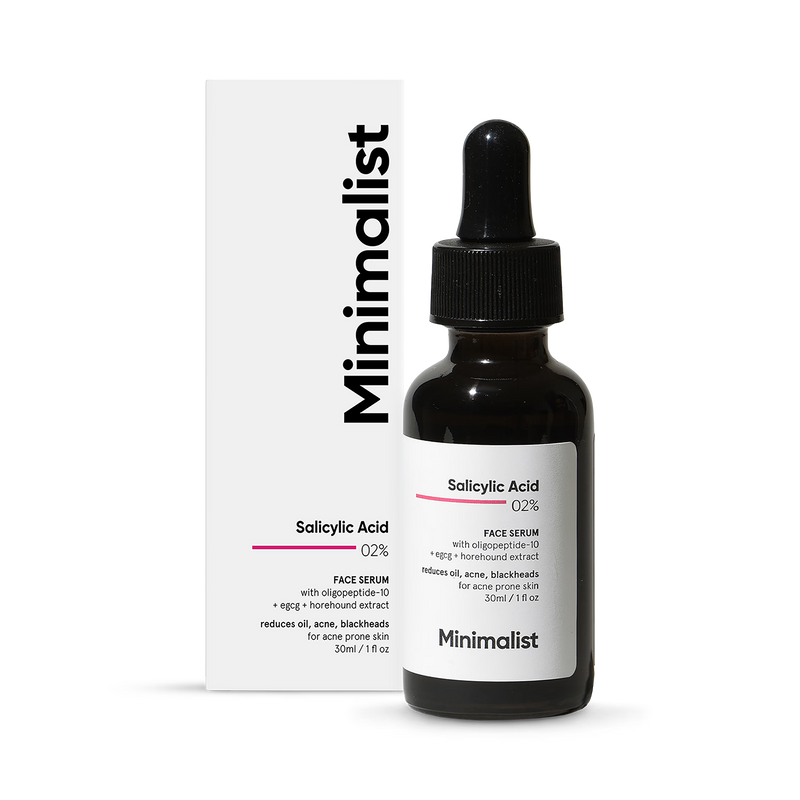 Minimalist salicylic acid 2% face serum 30ml, UK version
