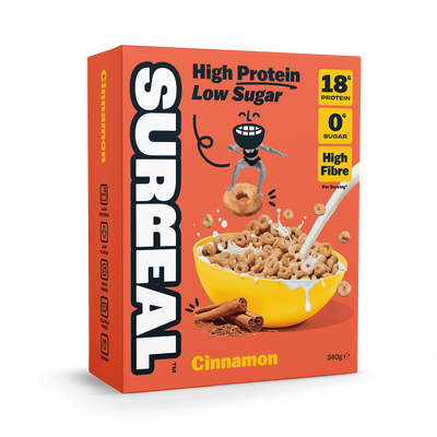 Holland & Barrett Surreal High Protein Cinnamon Cereal 240g- Buy online at McGrocer